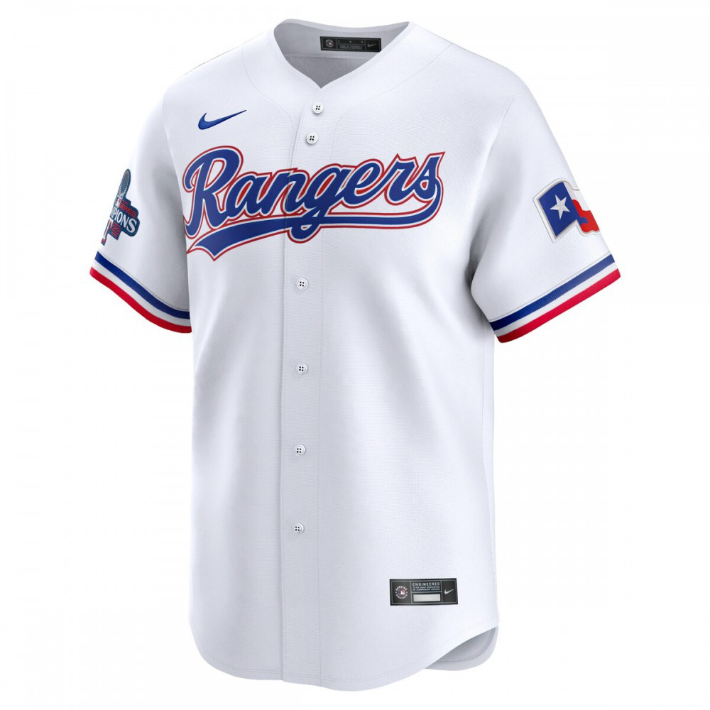 Marcus Semien Texas Rangers Home 2023 World Series Champions Limited Jersey - White-Pro Kit Vault | Brand New 26/27 Sports Jerseys